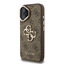 Picture of Guess PU 4G Metal Logo Stand Camera Frame Case for iPhone 16 / Brown