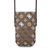 Picture of Guess 4G Peony Universal Phone Pouch Brown Multicolor
