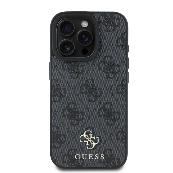 Picture of Guess GUHMP16LP4SM4MK iPhone 16 Pro 6.3" black/black hardcase 4G Small Classic MagSafe