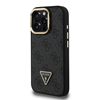 Picture of Guess PU 4G Strass Triangle Logo Stand Camera Frame MagSafe Case for iPhone 15 Pro Max / Black