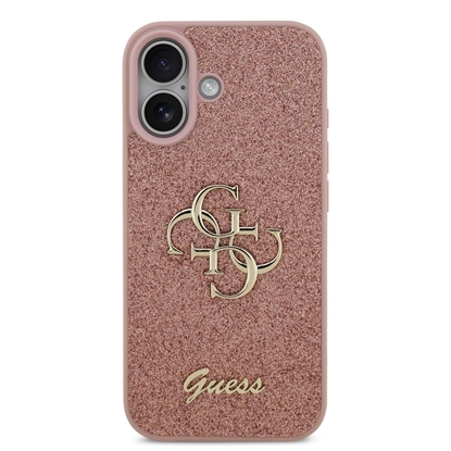 Attēls no Guess PU Fixed Glitter 4G Metal Logo Case for Apple iPhone 17
