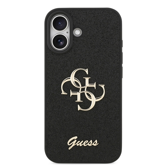 Picture of Guess PU Fixed Glitter 4G Metal Logo Case for Apple iPhone 17