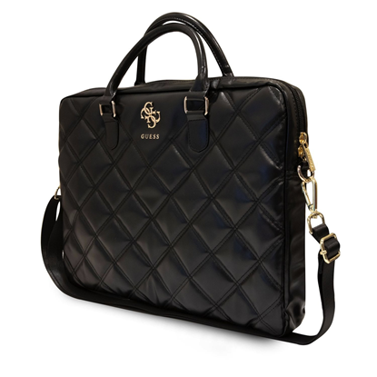 Изображение Torba Guess Guess Quilted 4G Computer Bag - Torba na notebooka 15" / 16" (czarny)
