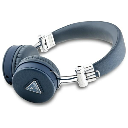 Attēls no Guess PU Grained Triangle Logo ENC Wireless Headphones