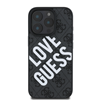 Picture of Guess PU Leather 4G Big Love Logo MagSafe Case for iPhone 16 Pro / Black