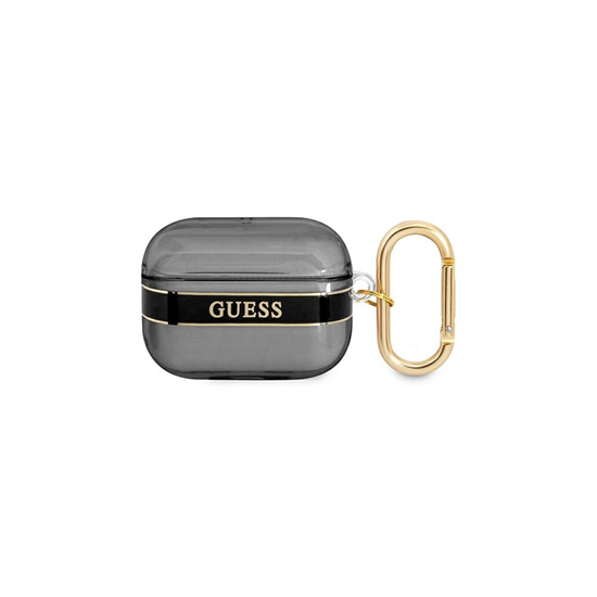 Picture of Guess TPU Printed Stripe Case for Airpods Pro Blac