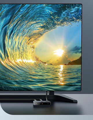 Picture of HDMI sadalītājs Baseus Matrix Space Gray 2in1