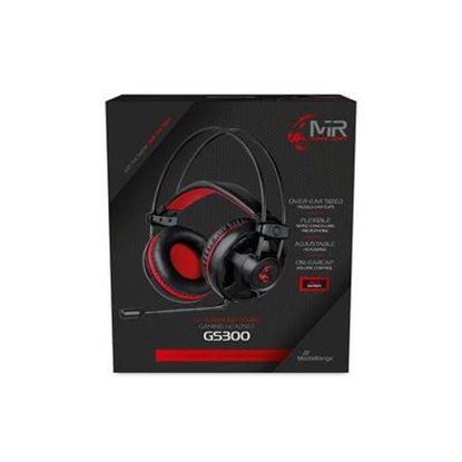 Picture of HEADSET GAMING GS300/BLACK/RED MRGS300 MEDIARANGE