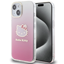 Picture of Hello Kitty Hello Kitty IML Gradient Electrop Kitty Head case for iPhone 15 - pink