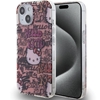 Picture of Hello Kitty Hello Kitty IML Tags Graffiti case for iPhone 15 - pink