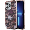 Picture of Hello Kitty Hello Kitty IML Tags Graffiti case for iPhone 15 Pro - pink