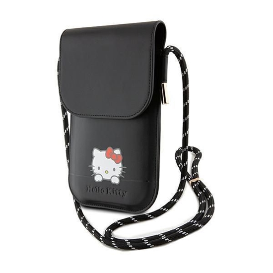 Picture of Hello Kitty Hello Kitty Leather Daydreaming Cord bag - black