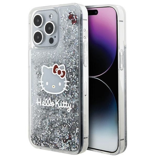 Изображение Hello Kitty Liquid Glitter Charms Kitty Head case 