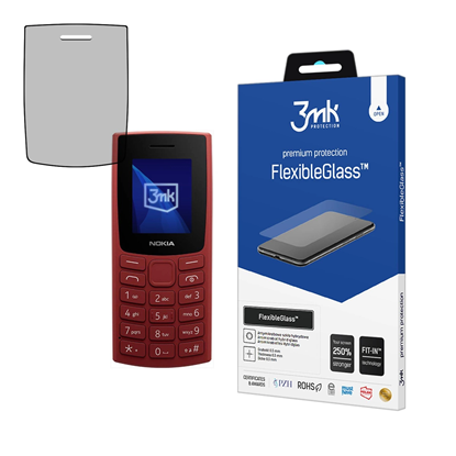 Picture of Hybrid glass 3mk FlexibleGlass for Nokia 105 4G (2