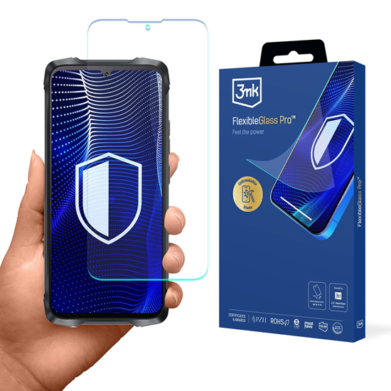 Picture of Hybrid glass 3mk FlexibleGlass Pro for Cubot KingK
