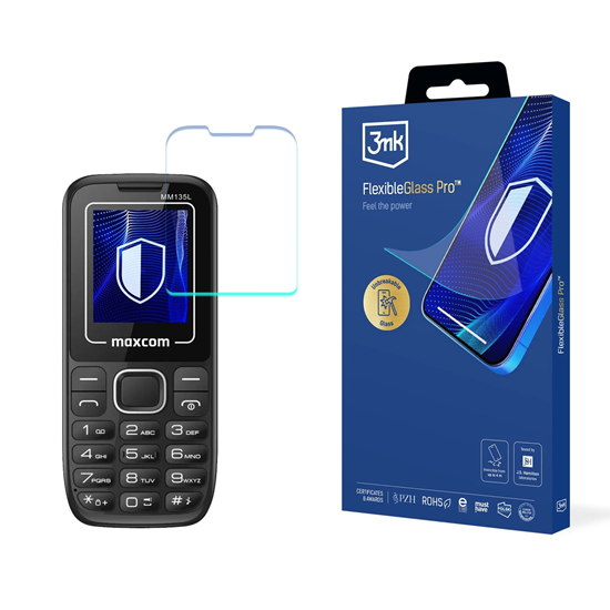 Picture of Hybrid glass 3mk FlexibleGlass Pro on Maxcom Class