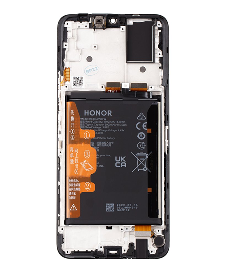 Изображение Honor X7 LCD Display + Touch Unit + Front Cover Bl