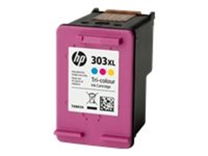 Attēls no HP 303XL High Yield Tri-color Ink Cart.