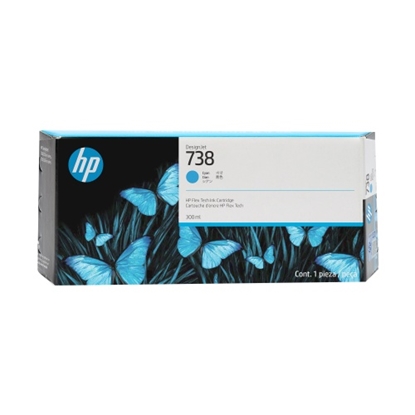 Picture of Tusz HP HP Atrament/HP 738 300-ml Cyan DesignJet Ink