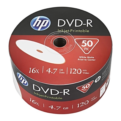 Изображение HP DVD-R 4.7GB x16 50P Printable DME00070WIP-3 