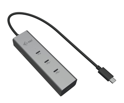 Picture of HUB USB-C Charging Metal 5 port with USB-C video 8K + Power Delivery 85W 