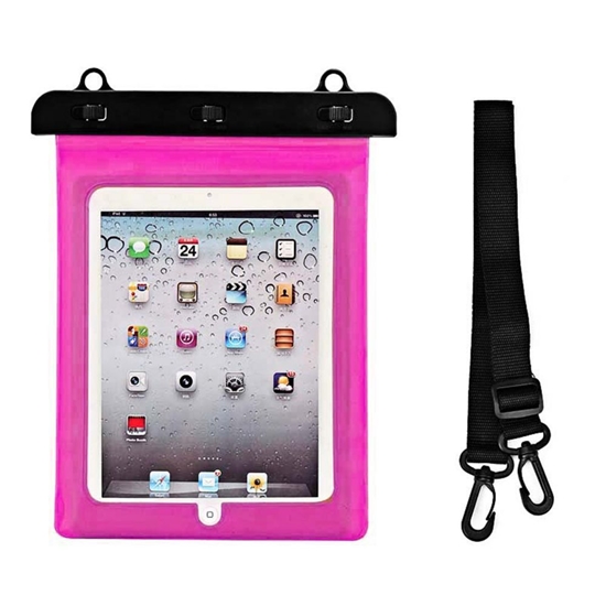 Picture of Hurtel Waterproof PVC tablet case - pink