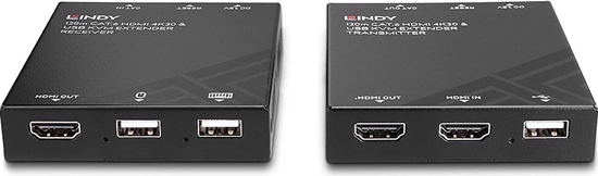 Picture of I/O EXTENDER HDMI&USB 120M/CAT6 39381 LINDY