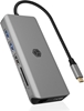 Picture of Icy Box IB-DK4061-CPD Vadu USB 3.2 Gen 1 (3.1 Gen 1) Type-C Pelēks