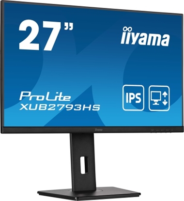 Attēls no iiyama ProLite XUB2793HS-B7 Monitor 27'' IPS, FHD 1920x1080, 1 ms, 300 cd/m2, 100 Hz, Black