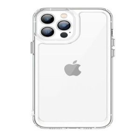 Picture of iLike Apple iPhone 12 Pro Max Space Case hard cover with a gel frame Transparent White