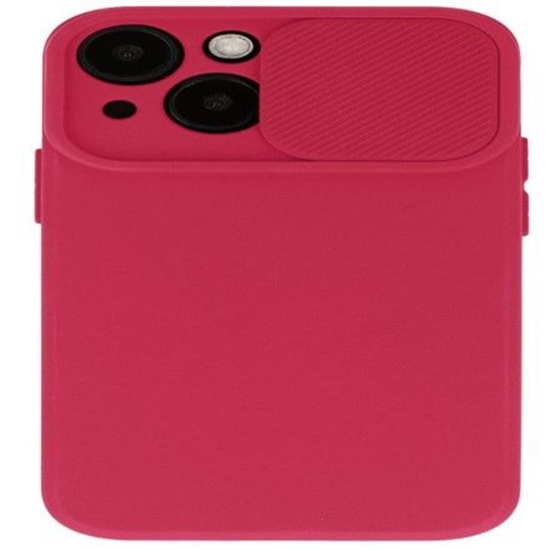 Picture of iLike Apple iPhone 14 Pro Camshield Soft Dark Cherry