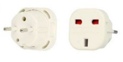 Attēls no iLike Universal UK/EU CHARGER ADAPTER White