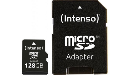 Picture of MEMORY MICRO SDXC 128GB C10/W/ADAPTER 3433491 INTENSO