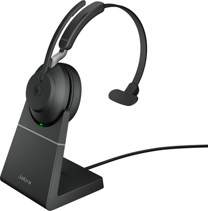 Picture of Jabra Evolve2 65 UC Mono Headset black BT USB-A + Charging Stand