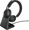 Изображение Jabra Evolve2 65 UC Stereo USB-A Headset black BT w.charging sta.
