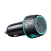 Picture of Joyroom 2x USB C 70W car charger with LED backlight Black