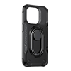 Picture of Joyroom Joyroom Dual Hinge case for iPhone 14 Plus armored case with a stand and a ring holder black