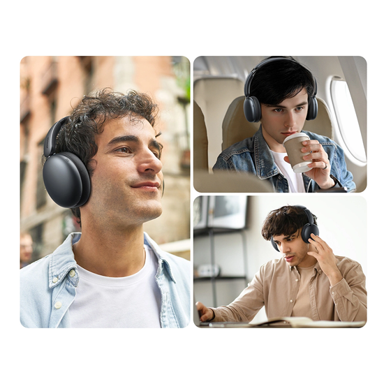 Picture of Joyroom Joyroom J-Head Series JR-JH1 Wireless Headphones with ANC Bluetooth - Black