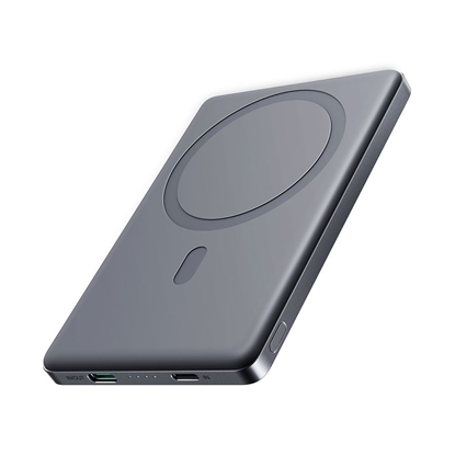 Attēls no Joyroom Powerbank Joyroom JR-PBM08 5000mAh 20W with inductive charging - gray
