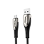 Picture of Joyroom Joyroom Sharp Series S-M411 USB-A / micro USB 3A 2m Cable with Charging Indicator - Black