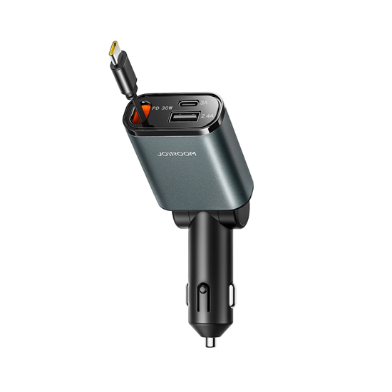 Picture of Joyroom JR-CCL07 3-in-1 Car Charger with Built-in 