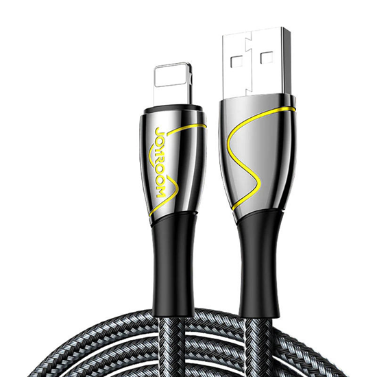 Picture of Joyroom USB Cable for Lightning Joyroom S-1230K6 2.4A 1.2m (Black)