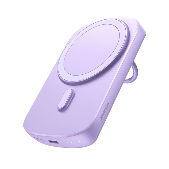 Изображение Joyroom Wireless powerbank 6000mAh Joyroom JR-W030 20W MagSafe with ring and stand - purple