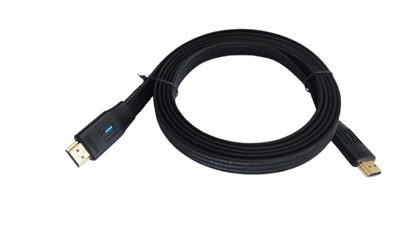 Attēls no Kabel HDMI v 2.1 płaski 3m czarny