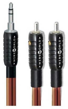 Изображение Kabel minijack WireWorld NANO-ECLIPSE Rodzaj kabla: M-jack - 2xRCA (ECN), Dugo: 1 m