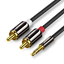 Изображение Kabel Ugreen Jack 3.5mm - RCA (Cinch) x2 3m czarny (10590)