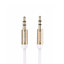 Изображение USAMS Adapter audio jack 3,5m - 3,5m 1m biały|whit