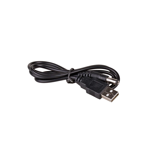 Picture of Kabel USB Akyga USB-A - DC 5.5 x 2.1 mm 0.8 m Czarny (AK-DC-01)