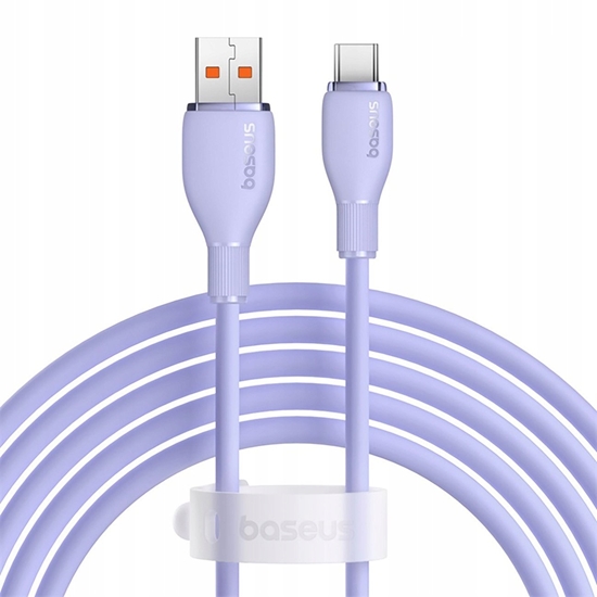 Picture of Kabel USB Baseus USB-A - USB-C 2 m Fioletowy (6932172652920)