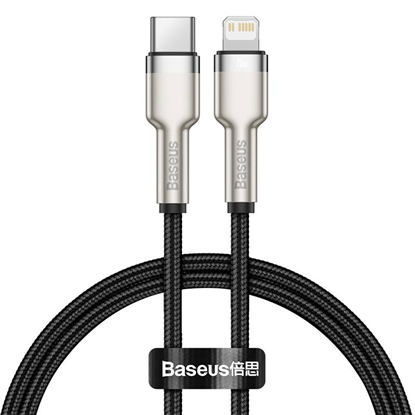 Picture of Kabel USB Baseus USB-C - Lightning 0.25 m Czarny (CATLJK-01)